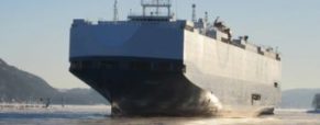 Fire breaks out on U.S.-flag car carrier