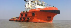 Emergency Response Vessel “ASL AMBER” covering the entire Bay of Bengal