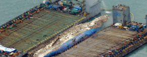 Photos: Sunken Sewol Ferry Raised Three Years After Disaster