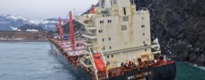 One year on, the MSC Baltic III is still stranded
