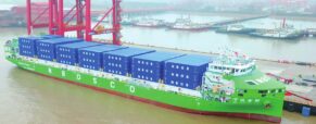 World’s largest, China’s first 10,000-ton all-electric smart container vessel delivered