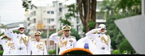 শিখা অনির্বাণে শ্রদ্ধা জানালেন নবনিযুক্ত নৌবাহিনীপ্রধান